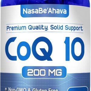Pure CoQ10 200 mg 200 کپسول از سلامت قلب حمایت می کند و به حفظ فشار خون سالم کمک می کند
