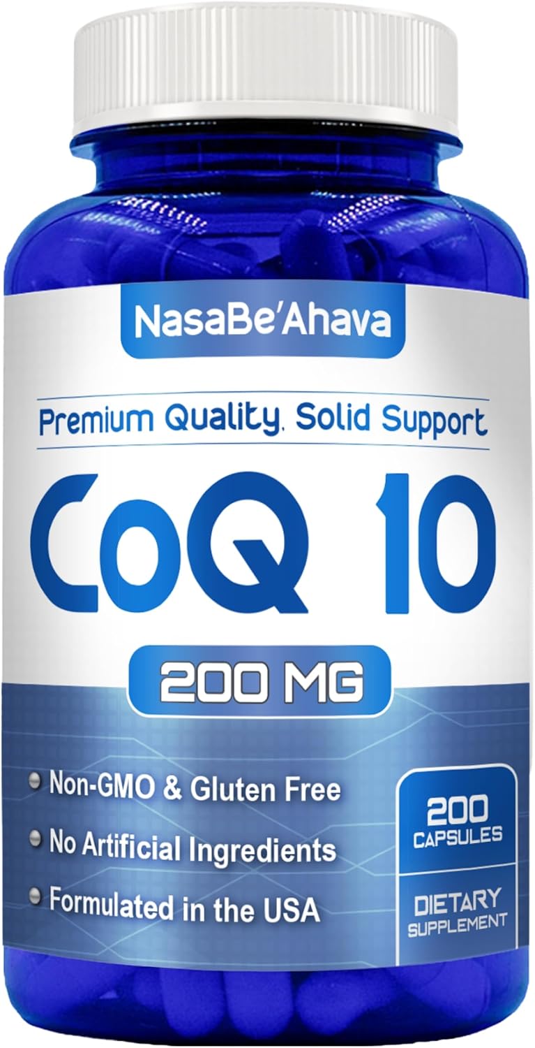 Pure CoQ10 200 mg 200 کپسول از سلامت قلب حمایت می کند و به حفظ فشار خون سالم کمک می کند
