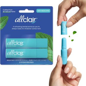 aler – تسکین طبیعی برای تهوع – غیر دارویی و بدون داروی خوابآلود – ضروری برای مسافرت – تهوع حرکتی – تهوع صبحگاهی – استفاده در هر زمان – 2 دستگاه استنشاقی