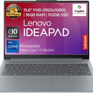 لپ تاپ Lenovo IdeaPad Slim 3 15IRH8 | 15.6 اینچ FHD Intel Core i7-13620H 16 گیگابایت رم 512 گیگابایت SSD | دوربین FHD 1080p | Windows 11/Arctic Grey (به روز رسانی)