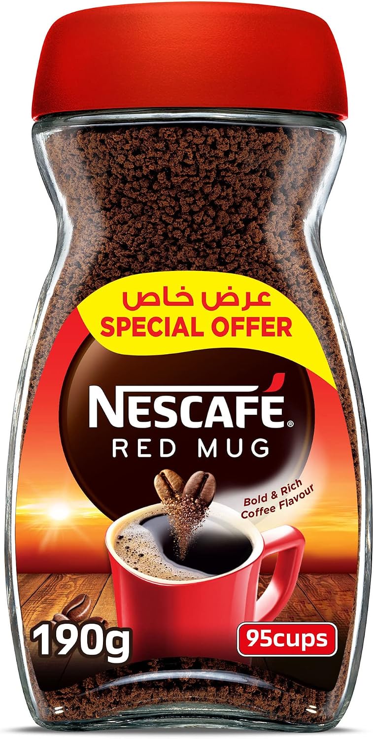 لیوان قرمز نسکافه نستله (190 گرم) قیمت ویژه
