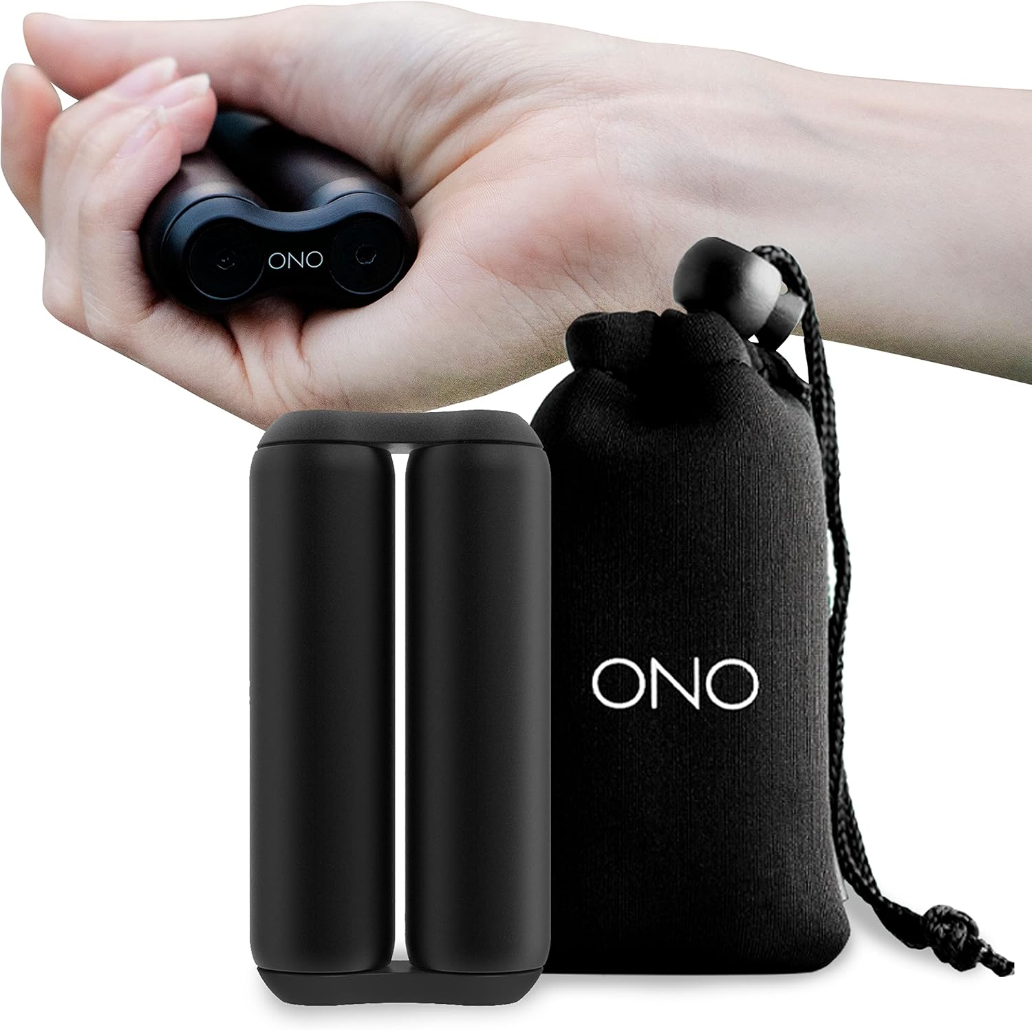 ONO Black Roller - (اصل) اسباب بازی دستی فیجت برای بزرگسالان | کمک به کاهش استرس، اضطراب، تنش | تمرکز، وضوح را ترویج می کند | طراحی فشرده و قابل حمل