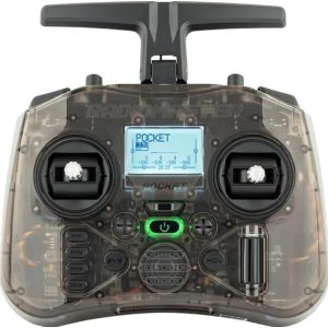 Radiomaster Pocket Hall گیمبال کنترل از راه دور فرستنده قابل حمل سبک وزن ساخته شده در حالت آنتن تاشو نور LED 2 (ELRS-Charcoal) | حالت آنتن تاشو با نور LED قابل حمل، سبک وزن داخلی 2