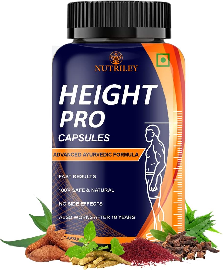 کپسول Nutriley Height For Women & Men 60 کپسول (بسته 1 عددی) 100 گرم