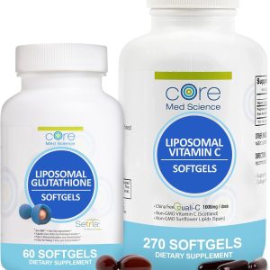 بسته مکمل Core Med Science | لیپوزومال گلوتاتیون و ویتامین C 1000 میلی گرم