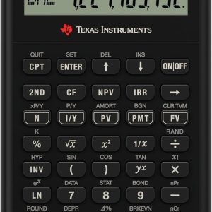 ماشین حساب مالی حرفه ای BA II Plus Texas Instruments | ماشین حساب مالی پیشرفته؛ توابع محاسباتی قدرتمند