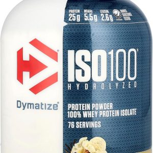 Dymatize Nutrition ISO 100 Hydrolyzed Whey Protein Gourmet (وانیل، 2267.9 گرم)