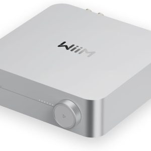 تقویت‌کننده جریانی WiiM برای بلندگوهای غیرفعال با HDMI ARC، نقره‌ای