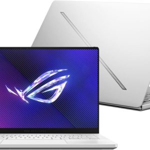 EXCaliberPC [2024] ASUS ROG Zephyrus G14 GA403UV-G14.R94060 (AMD Ryzen 9 8945HS، 16 گیگابایت رم، 1 ترابایت NVMe SSD، انویدیا GeForce RTX 4060، 14060، ویندوز 140pz1، 14 اینچ GeForce RTX 4060 – 14000pz) سفید پلاتینیوم