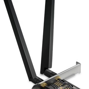 کارت TP-Link BE9300 PCIe WiFi 7 برای رایانه رومیزی|آنتن سه باند و با بهره بالا