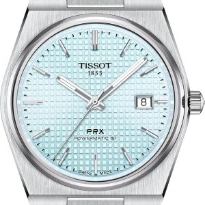 Tissot_ PRX Powermatic 80 لباس سوئیسی اتوماتیک با ساعت مردانه استیل ضد زنگ T137.407.11.351.00، مدرن